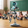 Dance Instructor Robot A robot designed for teaching dance ad c Royalty Free Stock Photo