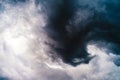 Dance of Light and Dark clouds in the sky during a thunderstorm