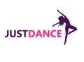 Dance logo design symbol