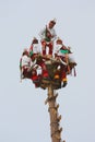 Dance of Papantla flyers danza de los voladores. in cuetzalan puebla mexico VII