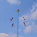 Dance of the papantla Flyers in tajin veracruz V