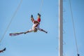 Dance of the Papantla Flyers Voladores de Papantla - Puerto Vallarta, Jalisco, Mexico Royalty Free Stock Photo