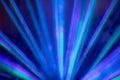 Dance party lighting in blue Royalty Free Stock Photo
