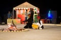 Dance performers at a desert camp in sum jaisalmer rajasthan