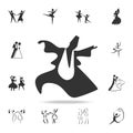 dance of the Sufis icon. Set of people in dance element icons. Premium quality graphic design. Signs and symbols collection icon