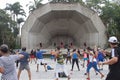 Dance Therapy outdoors in the park