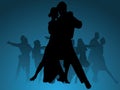 Dance vector background