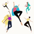 dance vector Royalty Free Stock Photo