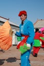 Dance Yangge at north china during New year