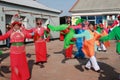 Dance Yangge at north china during New year