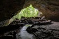 Dancehall Cave Maquoketa Caves State Park, Maquoketa Iowa Royalty Free Stock Photo