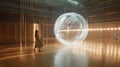 Dancer with AI in Minimalist Studio AIG60