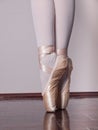 Dancer in ballet pointe shoes Royalty Free Stock Photo