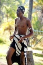 Dancer at a boat launch