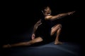 Dancer Demonstrating Flexibility Royalty Free Stock Photo