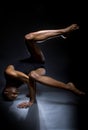 Dancer Demonstrating Flexibility Royalty Free Stock Photo