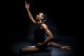 Dancer Demonstrating Flexibility Royalty Free Stock Photo