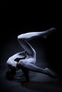 Dancer Demonstrating Flexibility Royalty Free Stock Photo