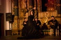 The flamenco dancer with the Spanish passion