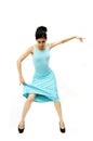 Dancer girl isolated Royalty Free Stock Photo