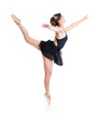 Dancer girl isolated Royalty Free Stock Photo