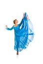 Dancer girl isolated Royalty Free Stock Photo