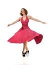 Dancer Performing Twirl Royalty Free Stock Photo