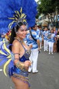 Dancer in Peruvian carnaval Royalty Free Stock Photo