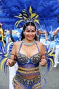 Dancer in Peruvian carnaval Royalty Free Stock Photo