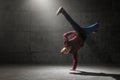 Dancer posing in studio Royalty Free Stock Photo