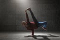 Dancer posing in studio Royalty Free Stock Photo