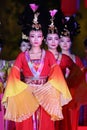 Dancer in Tang dynasty costume in Xian