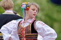 Dancer in traditional costume Royalty Free Stock Photo