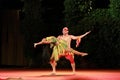 Dancing couple from Colombian Barrio Ballet stage prformance Royalty Free Stock Photo