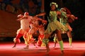 Dancers from Colombian Barrio Ballet stage prformance Royalty Free Stock Photo