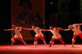 Dancers from Colombian Barrio Ballet stage prformance Royalty Free Stock Photo