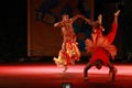 Dancers from Colombian Barrio Ballet stage prformance Royalty Free Stock Photo