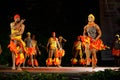 Caribbean dance at Folklore Festival stage,Varna Bulgaria Royalty Free Stock Photo