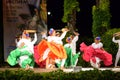Colombian classical dance group stage passionate performance Royalty Free Stock Photo