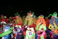 Dancers in costumes at the Grand Carnival Parade