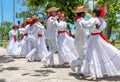 Dancers dancing son jarocho la bamba folk dance