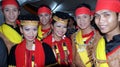 DANCERS dressed in traditional Bidayuh