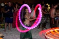 Dancers at a drum circle on Siesta Key, Florida