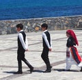 Dancers At Easter Celebration Heraklion Crete Greece