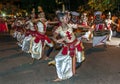 Dancers at the Esala Perahera in Kandy in Sri Lanka. Royalty Free Stock Photo