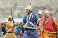 Dancers on Festival of Ladakh Heritage Royalty Free Stock Photo