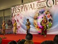 Dancers at the Festival of the Orient in Rome Italy