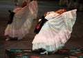 Dancers in an old traditional Mexican dress.