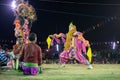 Dancers performing at Chhau Dance festival, West Bengal, India