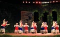 Peruvian folklore dance group spectacular staging